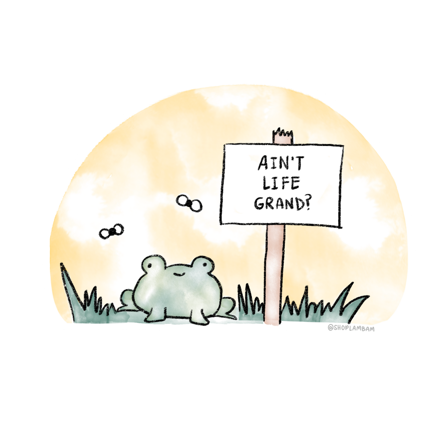 Ain't Life Grand Sticker
