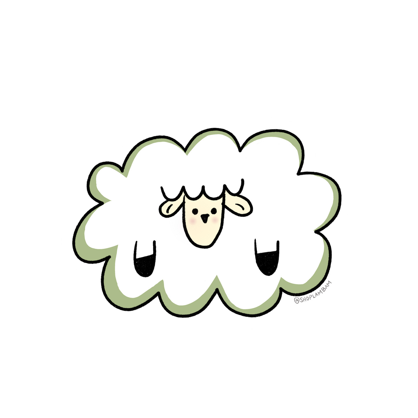 Shop Lam Bam Sticker