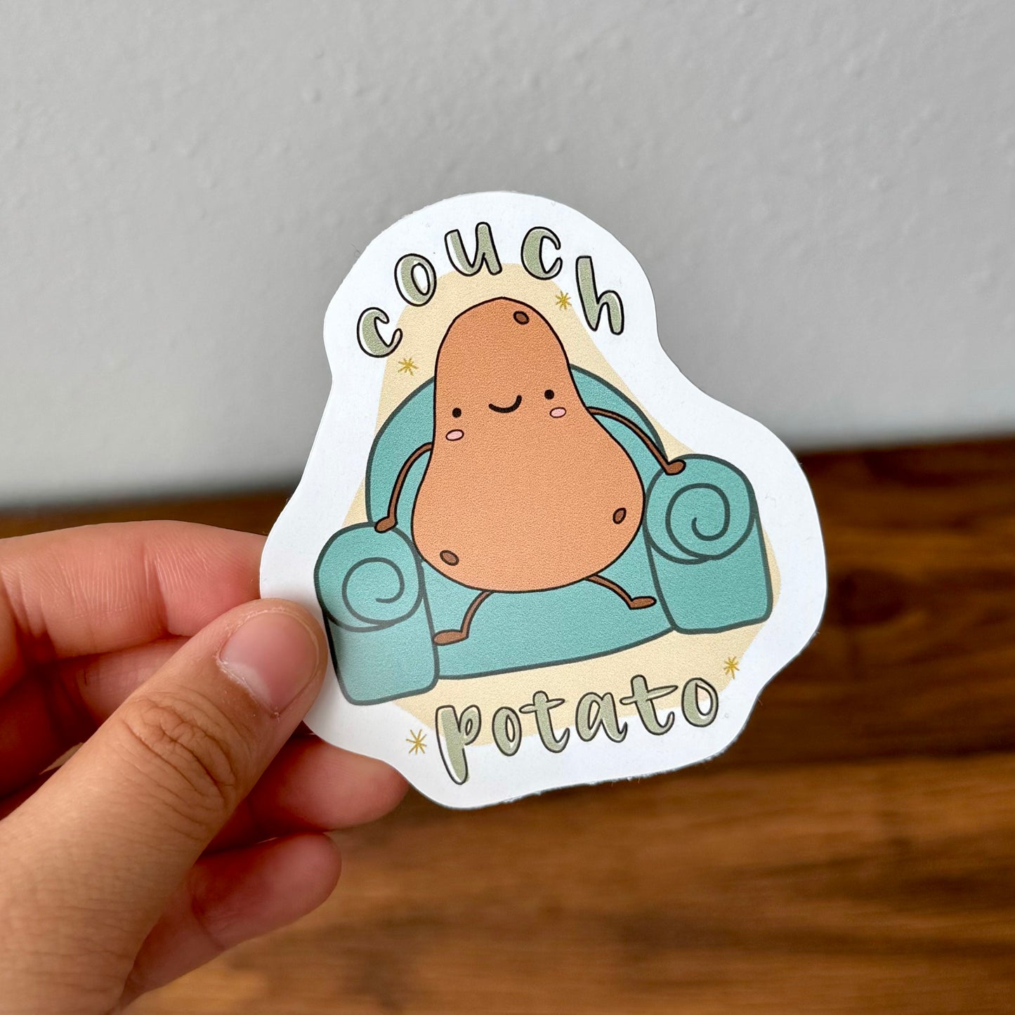 Couch Potato Sticker